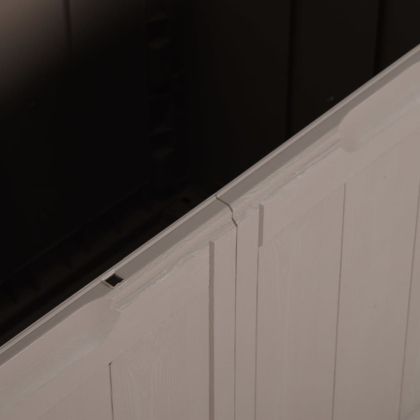 Градинска кутия за съхранение, 180 л, кафява, PP Дървен вид