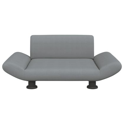 Кучешко легло светлосиво 70x45x28 см текстил