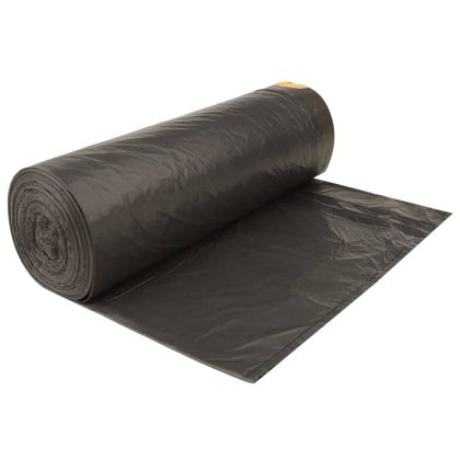 Торбички за боклук с връзки 150 бр черни 240 л