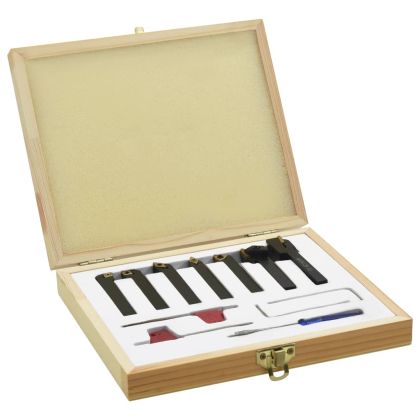 Комплект индексируеми стругарски длета, 12 бр, 8x8 мм, 70 мм