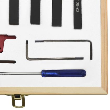 Комплект индексируеми стругарски длета, 12 бр, 8x8 мм, 70 мм