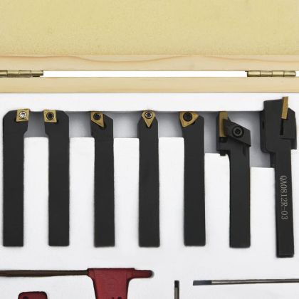 Комплект индексируеми стругарски длета, 12 бр, 8x8 мм, 70 мм