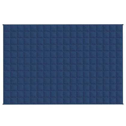 Утежнено одеяло синьо 122x183 см 9 кг плат