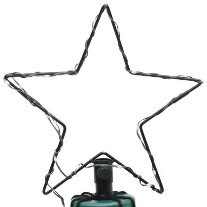 Коледна елха светещ конус 275 LED топло бяло 180 см