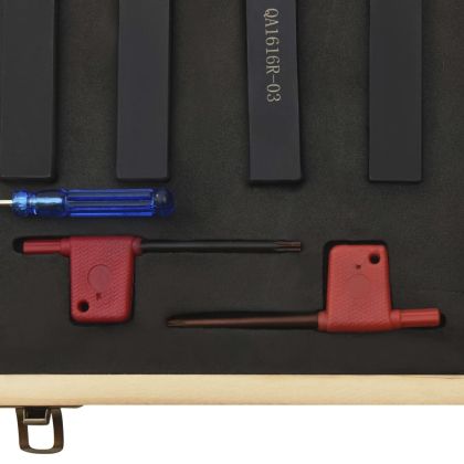 Комплект индексируеми стругарски длета, 12 бр, 16x16 мм, 100 мм