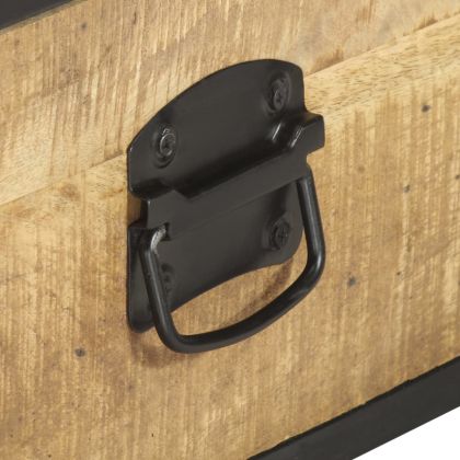 Маса за кафе, 70x50x33 см, мангово дърво масив