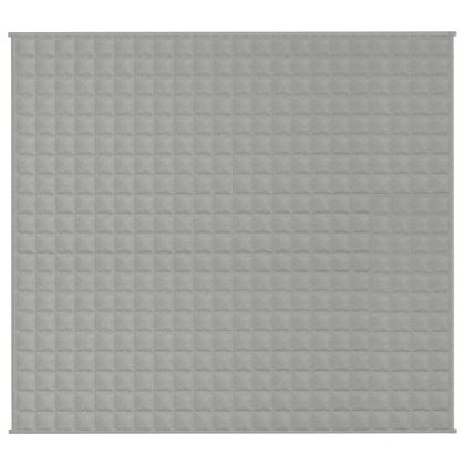 Утежнено одеяло сиво 200x230 см 9 кг плат