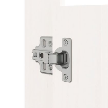 Кухненски вратички за открито 2 бр бели 50x9x82 см бор масив