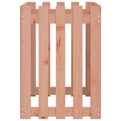 Градинска леха с дизайн на ограда 100x50x70 см дугласки масив