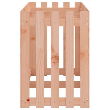 Градинска леха с дизайн на ограда 150x50x70 см дугласки масив