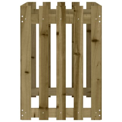 Градинска леха тип ограда 100x50x70 см импрегниран бор масив