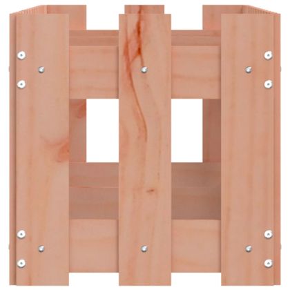 Градинска леха с дизайн на ограда 150x30x30 см дугласки масив