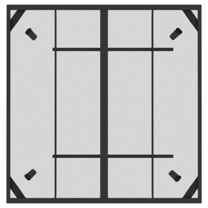 Градински трапезен комплект от 5 части, антрацит, метална мрежа