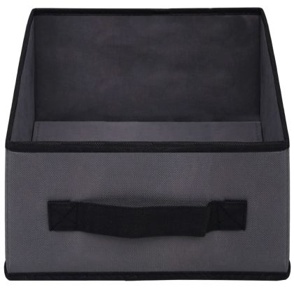 Шкаф за съхранение с 6 чекмеджета, 55x29x55 см, сив, стомана