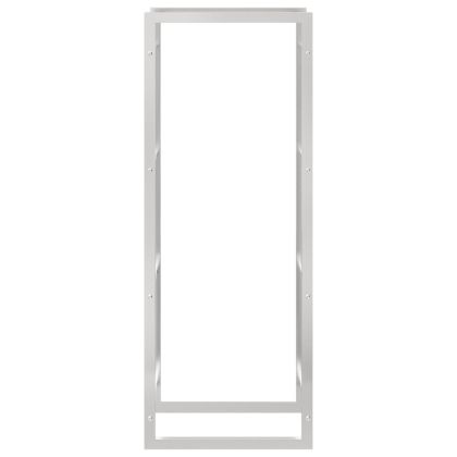 Стойка за дърва за огрев, 50x28x132 см, неръждаема стомана