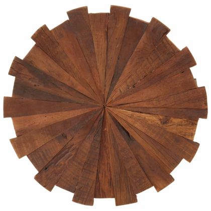 Маси за кафе 2 бр масивно регенерирано дърво и желязо