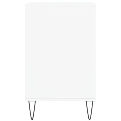 Шкаф за обувки, бял гланц, 102x36x60 см, инженерно дърво