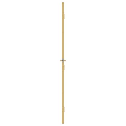 Интериорна врата злато 102,5x201,5 см закалено стъкло алуминий