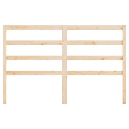 Горна табла за легло, 141x4x100 см, бор масив