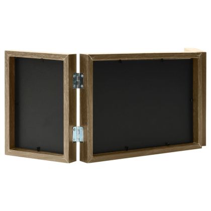 Тройна фоторамка колаж светлокафява 22x15 cm+2x(10x15 cm)