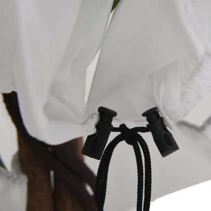 Зимни покривала за растения с цип, 2 бр, 70 г/м², 3,93x3 м