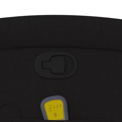 Масажен наклоняем стол, черен, текстил