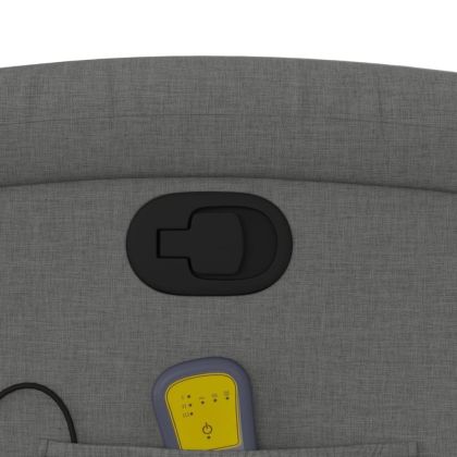 Масажен наклоняем стол, тъмносив, текстил