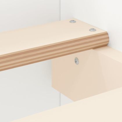 Рамка за легло с горна и долна табла, бяла, 140x200 см