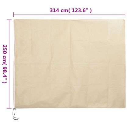 Зимно покривало за растения с цип, 70 г/м², 3,14x2,5 м