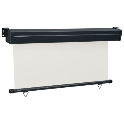 Вертикална тента за балкон, 175x250 см, кремава