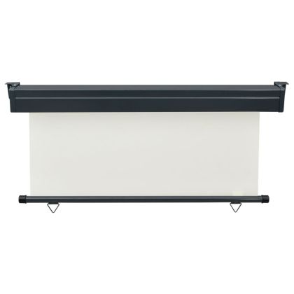 Вертикална тента за балкон, 175x250 см, кремава