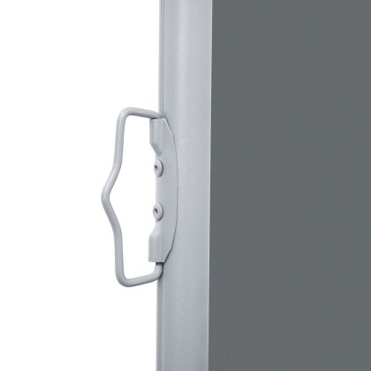 Прибираща се странична тента, антрацит, 140x600 см