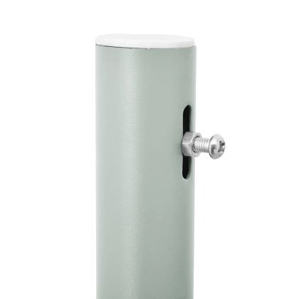 Прибираща се дворна странична тента, 600x160 см, синя