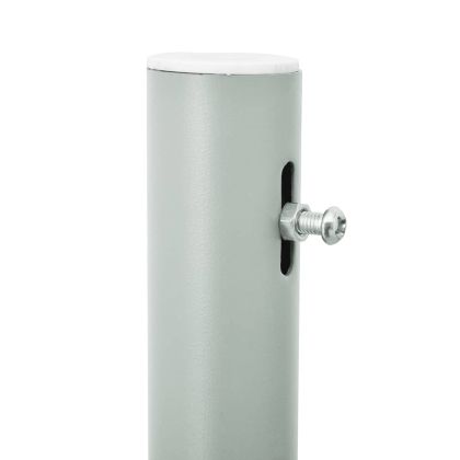 Прибираща се дворна странична тента, 600x160 см, червена