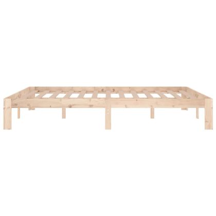 Рамка за легло, дърво масив, 150x200 cм, King Size
