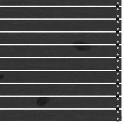 Градински лаундж комплект, 5 части, черен, бор масив