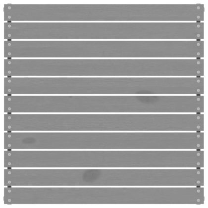 Градински лаундж комплект, 5 части, сив, бор масив