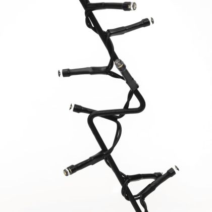 Коледни светещи украси елхи с шипове, 3 бр, 50 LED, 30 см