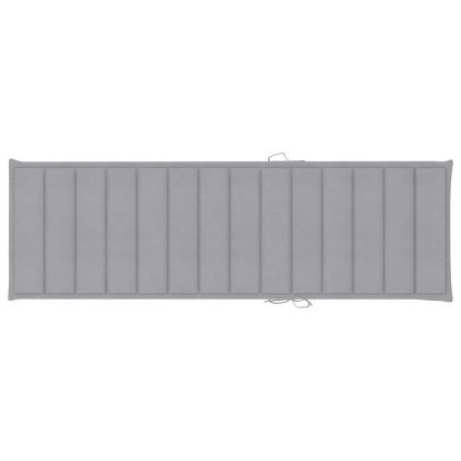 Градински шезлонг с шалте, акациево дърво масив