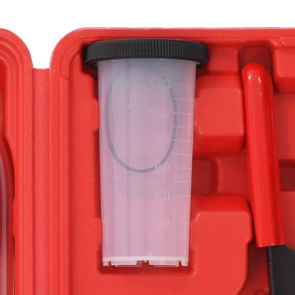 Уред за проверка на течове в спирачната система и вакуум помпа