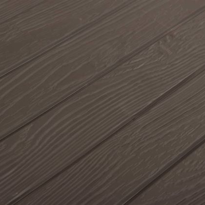 Градински сандък за съхранение, кафяв, 116x44x55 см