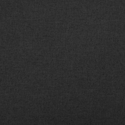 Сгъваема пейка за съхранение, черна, 76x38x38 см, изкуствен лен