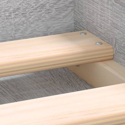 Рамка за легло, сив сонома, 90x200 см