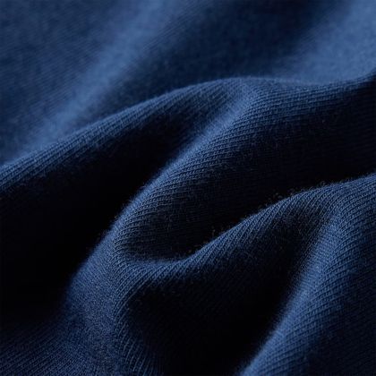 Детска тениска с дълъг ръкав , тъмносиня, 92