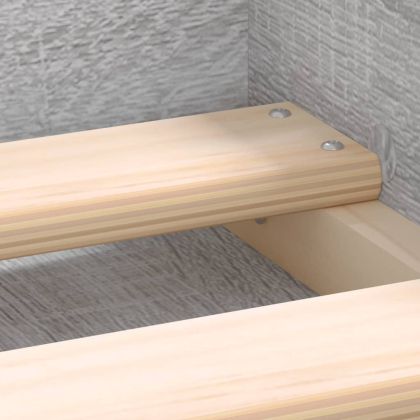 Рамка за легло, сив сонома, 75x190 см, Small Single