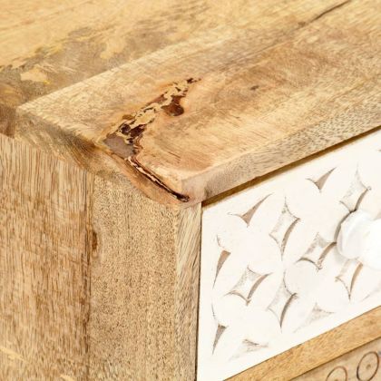 ТВ шкаф, 120x30x40 см, мангово дърво масив