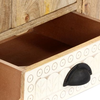 ТВ шкаф, 120x30x40 см, мангово дърво масив