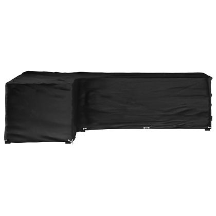 Покривало за ъглови градински мебели 18 капси 220x285x80 см