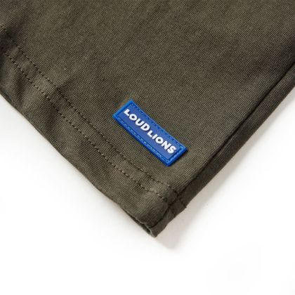 Детска тениска с дълъг ръкав, каки, 92