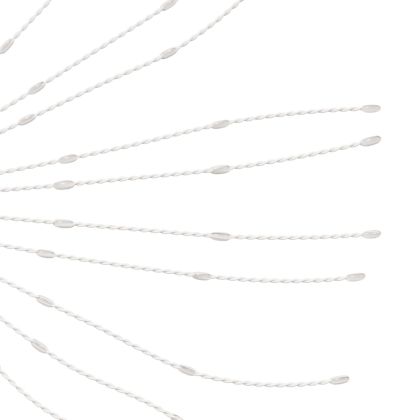 Коледни звездни светлини 140 LED топло бяло 17 см